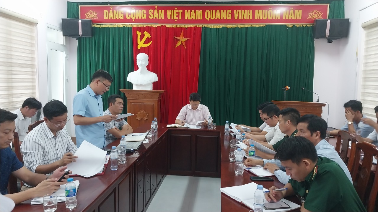 Đồng chí Trần Xuân Học - Phó giám đốc Sở Nông nghiệp và PTNT Nghệ An chủ trì buổi kết luận